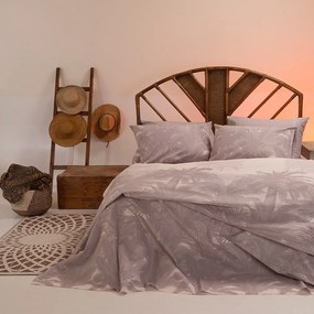 Σεντόνια Purge Με Λάστιχο (Σετ 3τμχ) Grey Melinen Μονό 100x232cm 100% Cotton