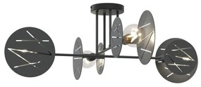 Πλαφονιέρα Φωτιστικό Οροφής 4xE27 Frick Emibig -1415/4-Μαύρο 1415/4