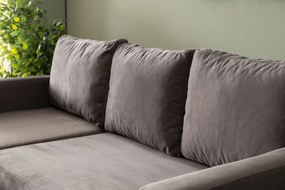 Corner Sofa-Bed Kado - Grey Grey