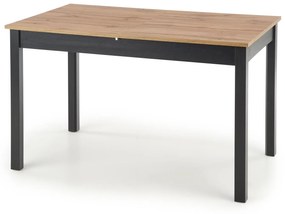 GREG table, color: wotan oak/black DIOMMI V-PL-GREG-ST