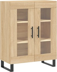 vidaXL Ντουλάπι Sonoma Δρυς 69,5 x 34 x 90 εκ. από Επεξεργασμένο Ξύλο