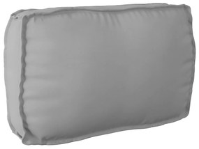 vidaXL Μαξιλάρι Παλέτας για Πλάτη Γκρι 70x40x12 εκ. Υφασμένο από Oxford