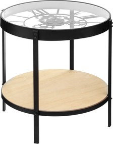 Βοηθητικό Τραπεζάκι Με Ρολόι (Φ51x49) A-S Meca Clock 157207