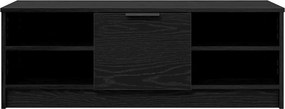 VidaXL Ντουλάπι TV 102 x 35 x 36,5 εκ Μαύρη Οξυά Επεξεργασμένο Ξύλο