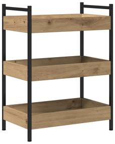 vidaXL Κινήσεις Κουζίνας Καρυδιά 50x30x70 εκ Επεξεργασμένο Ξύλο