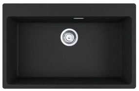 Franke Maris Centro 2.0 610/210-73 Ένθετος Γρανιτένιος Νεροχύτης 78x50cm Onyx Σετ
