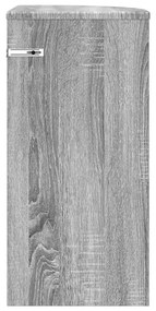 vidaXL End Table Γκρίζο Σονομα 29,6 x 29,6 x 60 εκ Επεξεργασμένο ξύλο