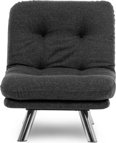 1-Seat Sofa-Bed Misa Small Solo - Dark Grey Dark Grey