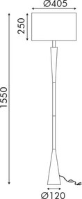 Φωτιστικό Δαπέδου Aca Plann MF240451 Black/White