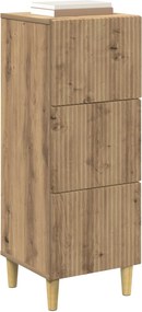 vidaXL Ντουλάπι με Συρτάρια 33 x 34,5 x 90 εκ Επεξεργασμένο Ξύλο