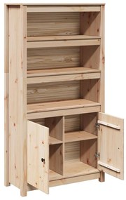 vidaXL Ντουλάπι Ψηλό 80 x 35 x 154 εκ. από Μασίφ Ξύλο Πεύκου