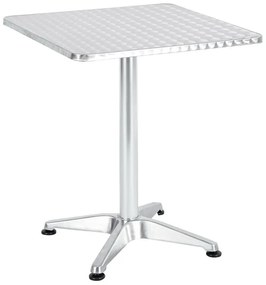 Table Lazo chrome aluminium 60x60x70cm 60x60x70 εκ.