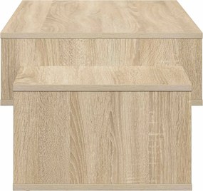vidaXL Τραπεζάκι σαλονιού Δρύς Sonoma 105 x 50 x 32,5 εκ