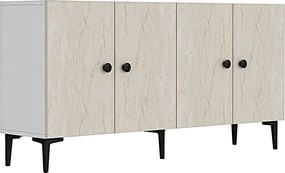 Console Pella 150 - White, Travertine White
Travertine