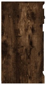 vidaXL Μπουφές Καπνιστή Δρυς 70x35,5x67,5 εκ. από Επεξεργασμένο Ξύλο