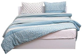 Παπλωματοθήκη Σετ 2Τμχ Des. 5001 Lake Blue Anna Riska Single 160x240cm 100% Cotton