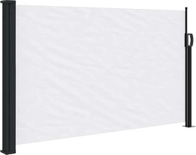 vidaXL Σκίαστρο Πλαϊνό Συρόμενο Λευκό 120 x 600 εκ.