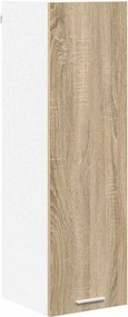 vidaXL Κρεμαστό ντουλάπι με αποθήκευση Δρύς Sonoma 30 x 31 x 100 εκ.