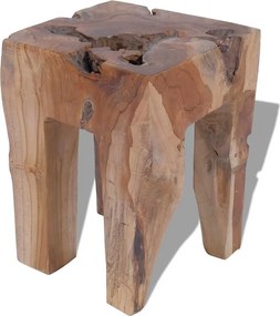 vidaXL Σκαμπό από Μασίφ Ξύλο Teak