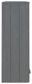 vidaXL Πάνω Μέρος Ντουλαπιού HAMAR Γκρι 85x35x100 εκ. Μασίφ Πεύκο