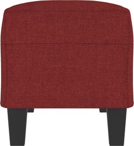 vidaXL Πάγκος μπορντό 100x35x41 εκ. Υφασμάτινος