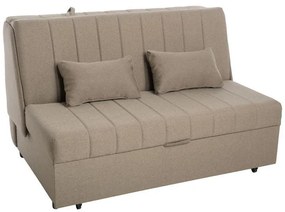 Καναπές Διθέσιος New Montana Fylliana Ανοικτό Καφέ - Σκούρο Καφέ 145x100x92 εκ. 145x100x92 εκ.