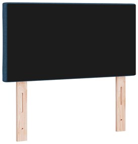 vidaXL Υφασμάτινο Κεφαλάρι Geometric με κεφαλάρι Μπλε 80 cm ύφασμα