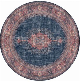 Χαλί Blues AL 26 Red-Blue Conceptum Hypnose 150X150cm Round