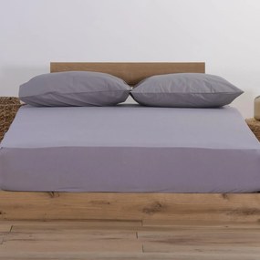 Σεντόνι Μακό Μονό Με Λάστιχο (100x200+30) Nef-Nef Homeware Jersey Γκρι
