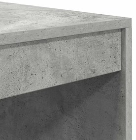 vidaXL Γραφείο Γκρι σκυροδέματος 90 x 50 x 76 εκ. Επεξεργασμένο ξύλο