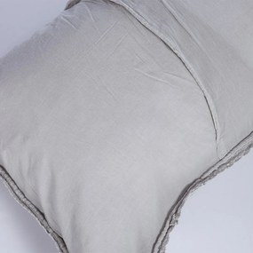 Ζεύγος Μαξιλαροθήκες Καπιτονέ (52x72) Nef-Nef Homeware Serenity Bruno Silver