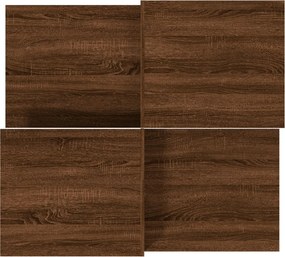 vidaXL Τραπεζάκια Σαλονιού 2 τεμ Brown Oak Επεξ. Ξύλο