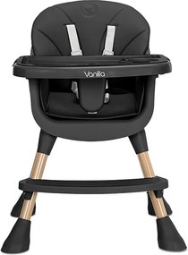 BABY HIGH CHAIR VANILLA 3 IN 1 BLACK