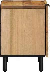 vidaXL Κομοδίνα 2 τεμάχια καφέ 40x33x46 cm από μασίφ ξύλο Mango