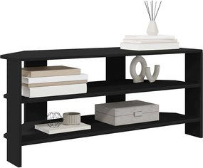 vidaXL ΓωνιακήΒάσηΤηλεόρασης 100 x 40,5 x 45 cm Μαύρο