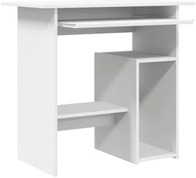 vidaXL Γραφείο Λευκό 80 x 45 x 74 εκ. από Επεξ. Ξύλο