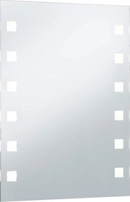 vidaXL Καθρέφτης Μπάνιου Τοίχου με LED 60 x 80 εκ.