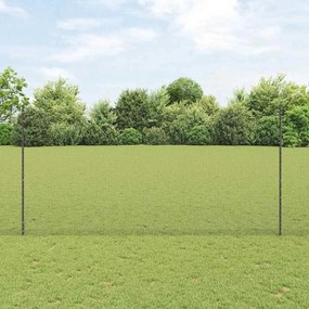 vidaXL Σετ Φράχτη Γκρι 150x2500 εκ. Μέταλλο