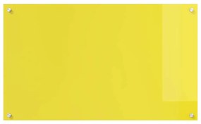 vidaXL Πίσω Πάνελ Κουζίνας Κίτρινο 100 x 60 x 0.6 εκ. σκληρυμένο γυαλί