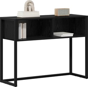 vidaXL End Table Μαύρη Οξυά 100 x 36 x 75 εκ. Επεξεργασμένο ξύλο