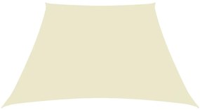 Πανί Σκίασης Τραπέζιο Κρεμ 4/5 x 4 μ. από Ύφασμα Oxford - Κρεμ