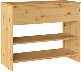 vidaXL Τραπέζι κονσόλας με συρτάρι Drammen Δρυς 89,5 x 37 x 73 εκ