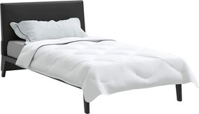 vidaXL Κουβέρτα 2 σε 1 Λευκό 221 x 140 x 10 εκ Πολυεστέρας