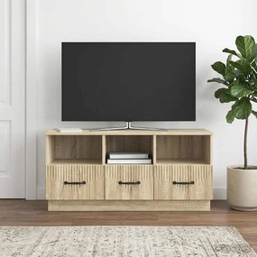 vidaXL Ντουλάπι TV Sonoma Δρυς 102 x 34,5 x 47 εκ Επεξεργασμένο Ξύλο