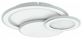 Eglo Mentalurgia Μοντέρνα Μεταλλική Πλαφονιέρα Οροφής με Ενσωματωμένο LED σε Λευκό χρώμα 49.5cm 99397