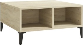vidaXL Τραπεζάκι Σαλονιού Sonoma Δρυς 60x60x30 εκ. Επεξεργασμένο Ξύλο