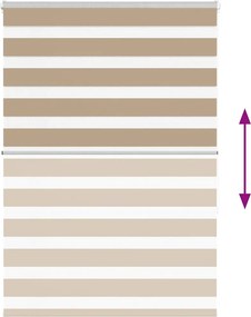 vidaXL Ζέβρα τυφλή 105x150 cm Πλάτος υφάσματος 100,9 εκ. Πολυεστέρας