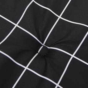 vidaXL Μαξιλάρι Πάγκου Κήπου  - Καρό Μοτίβο - 180 x 50 x 4 εκ - Ύφασμα Οξφόρδης