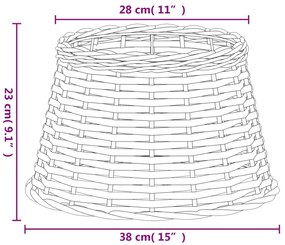 ΚΑΠΕΛΟ ΦΩΤΙΣΤΙΚΟΥ ΛΕΥΚΟ Ø38X23 ΕΚ. ΑΠΟ WICKER 364384