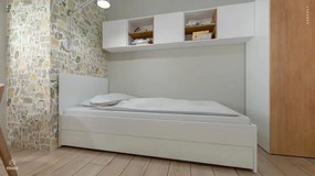 Κρεβάτι παιδικό Simple-Λευκό - 95.50Χ206.00Χ90.00cm
